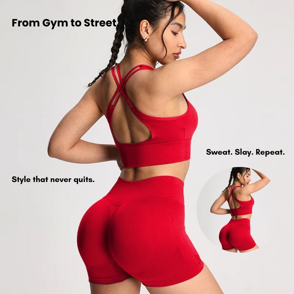 AURELIX FIT | Breathable Seamless Sculpt Set - muscleflexzone