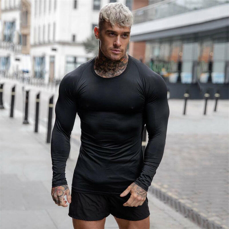 Men's Skinny Quick Dry Fitness Sports T-Shirt - muscleflexzone