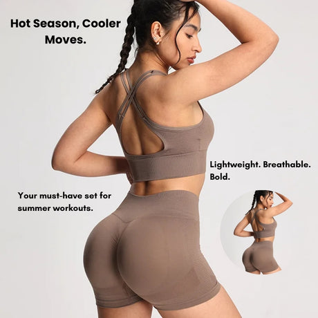 AURELIX FIT | Breathable Seamless Sculpt Set - muscleflexzone