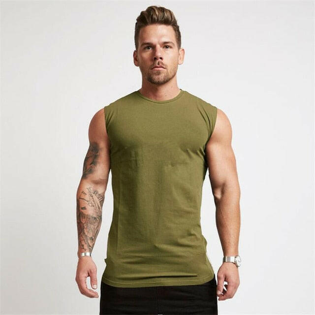 Men's Compression Gym Tank Top - muscleflexzone