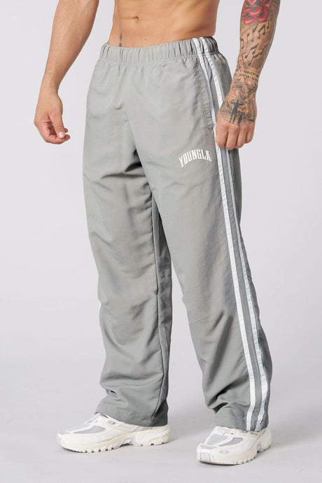 Double-strip stitched printed casual pants - muscleflexzone