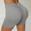 Back Waist Deep V-shaped Wrinkle Tight Yoga Shorts - muscleflexzone