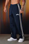 Double-strip stitched printed casual pants - muscleflexzone