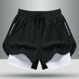 Men's Sports Shorts Double Layer - muscleflexzone
