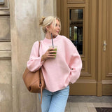 Sweet Pink Knit Sweater - muscleflexzone
