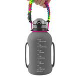 2000ML Silicone Folding Outdoor Sports Water Bottle - muscleflexzone