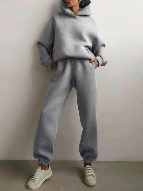 Essential Winter Hoodie Sweat Set - muscleflexzone