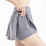 AeroVella | Women’s Quick-Dry Pleated Sports Skirt Set - muscleflexzone