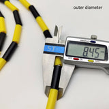 MFZ-BEADED CROSSOVER ROPE - BLACK/WHITE/YELLOW