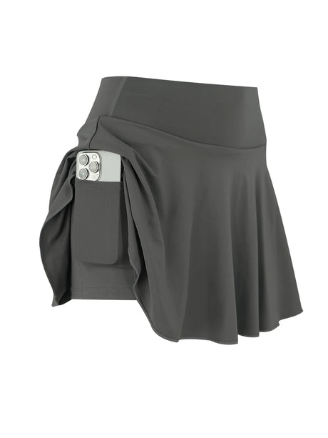 AeroVella | Women’s Quick-Dry Pleated Sports Skirt Set - muscleflexzone