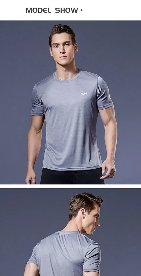 Multicolor run Gym Fitness T-Shirt - muscleflexzone