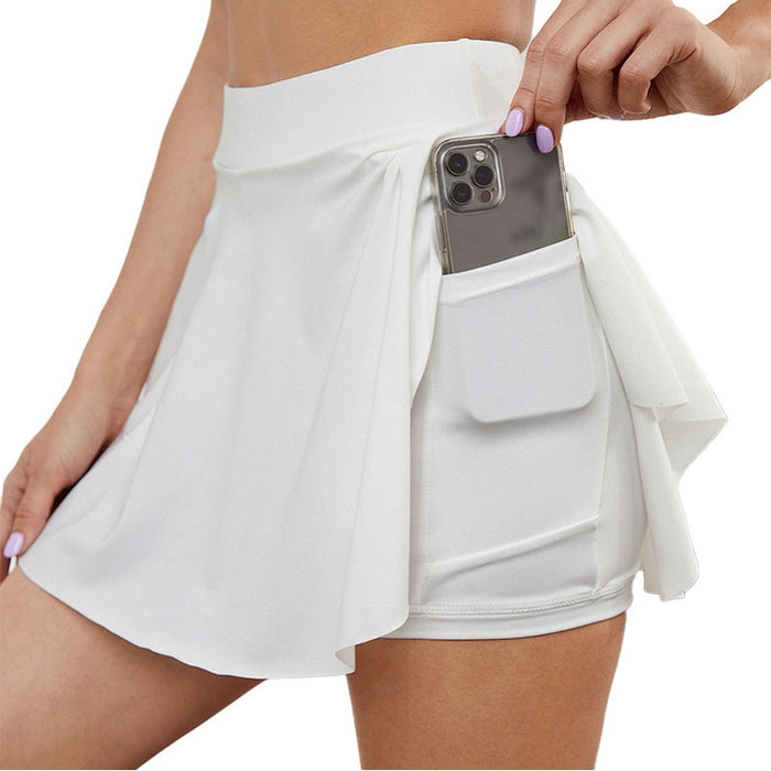 AeroVella | Women’s Quick-Dry Pleated Sports Skirt Set - muscleflexzone