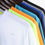 Multicolor run Gym Fitness T-Shirt - muscleflexzone