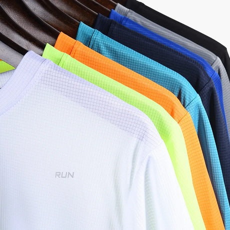 Multicolor run Gym Fitness T-Shirt - muscleflexzone