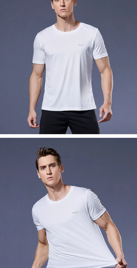 Multicolor run Gym Fitness T-Shirt - muscleflexzone