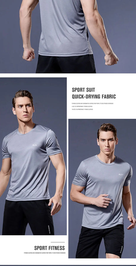 Multicolor run Gym Fitness T-Shirt - muscleflexzone