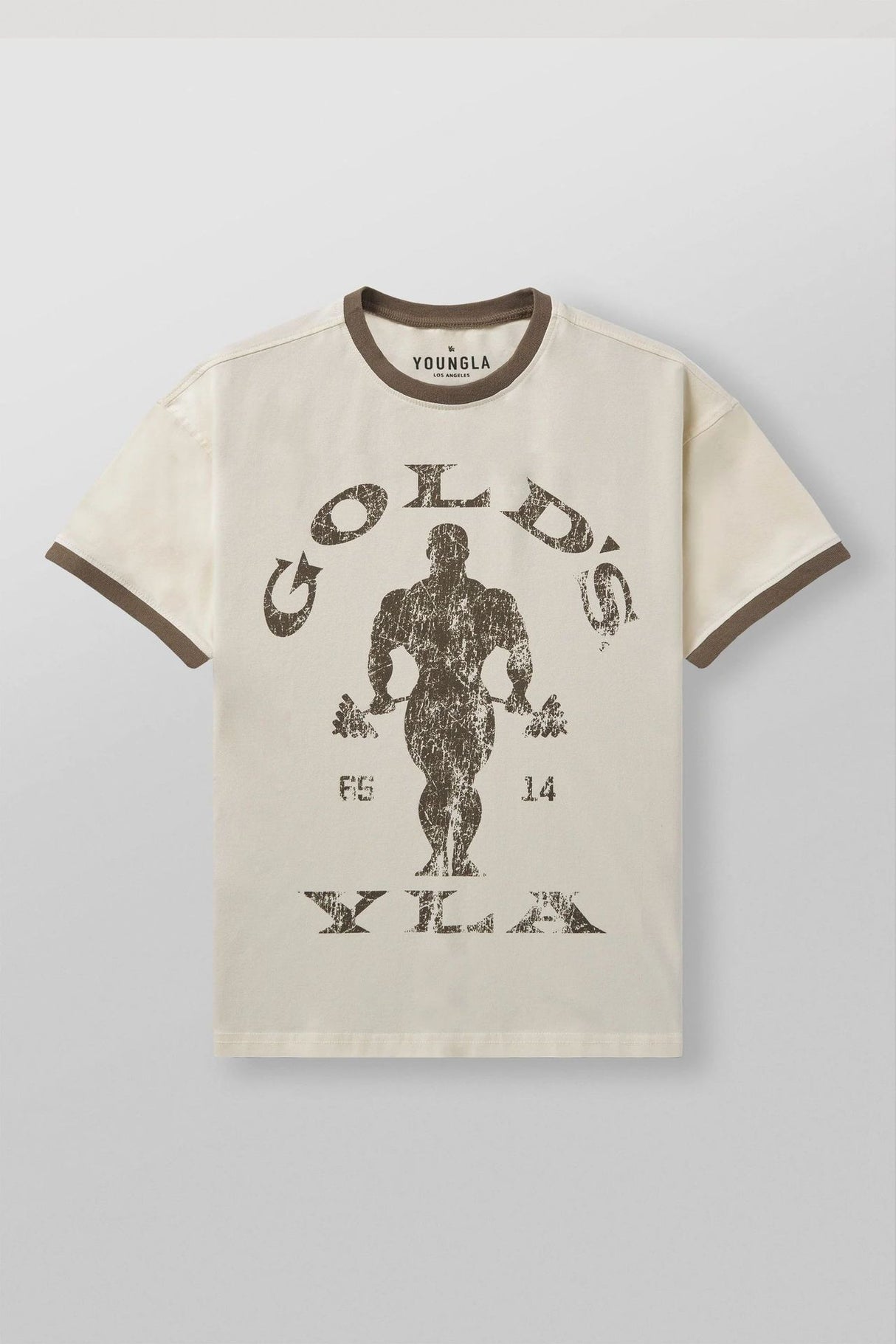 men's short-sleeved gold's gym - muscleflexzone