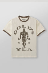 men's short-sleeved gold's gym - muscleflexzone