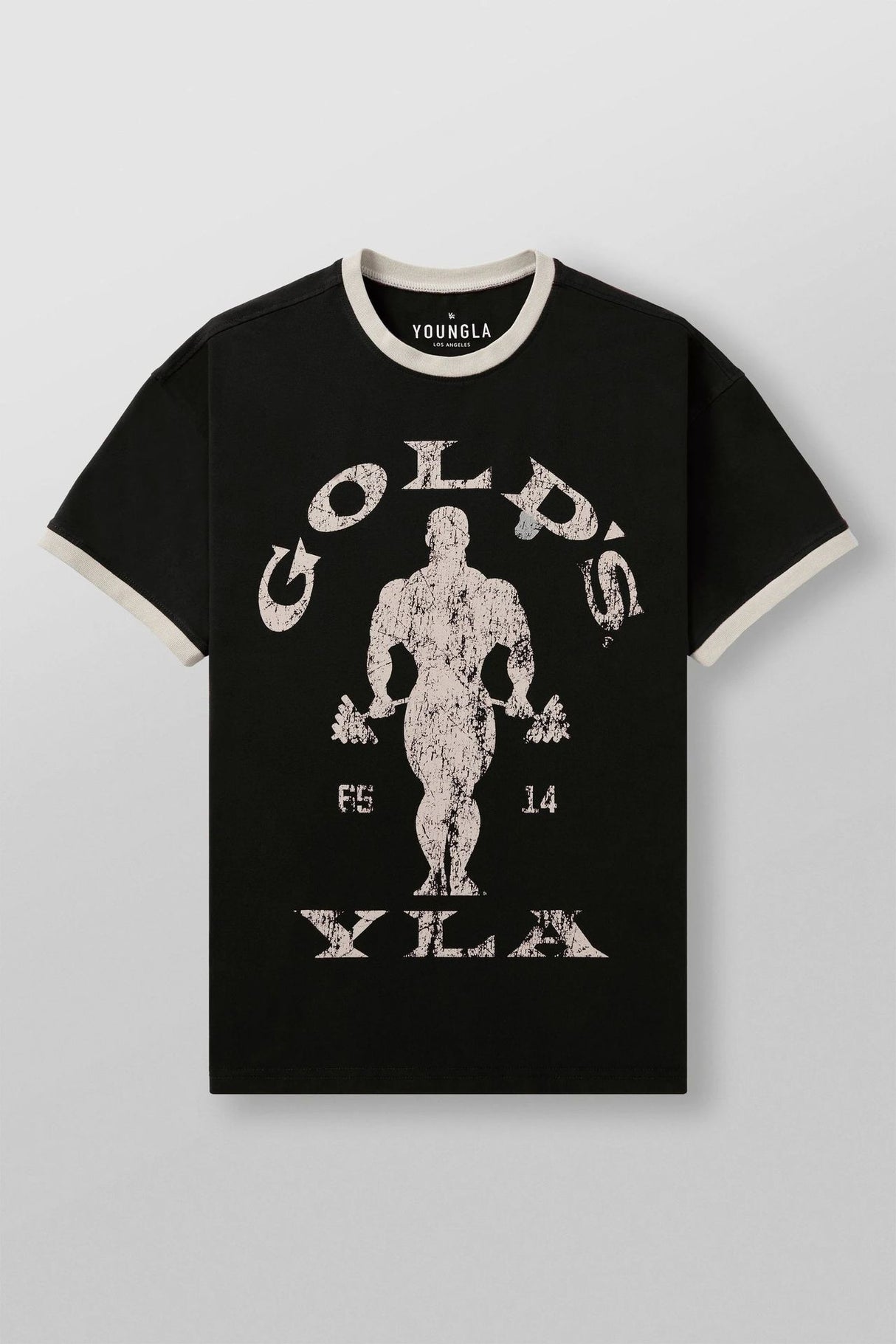 men's short-sleeved gold's gym - muscleflexzone