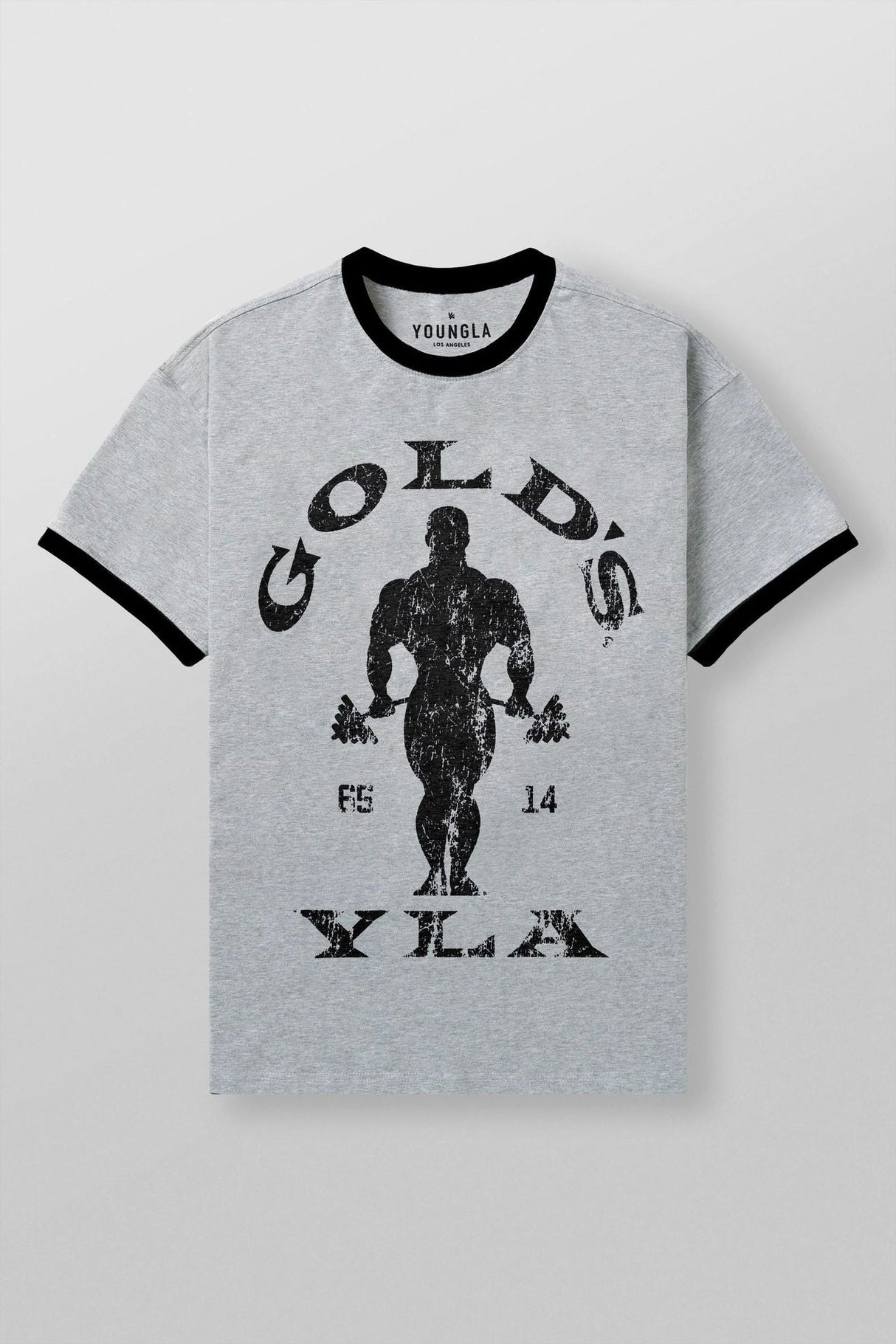 men's short-sleeved gold's gym - muscleflexzone
