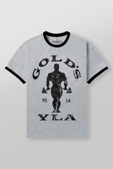 men's short-sleeved gold's gym - muscleflexzone
