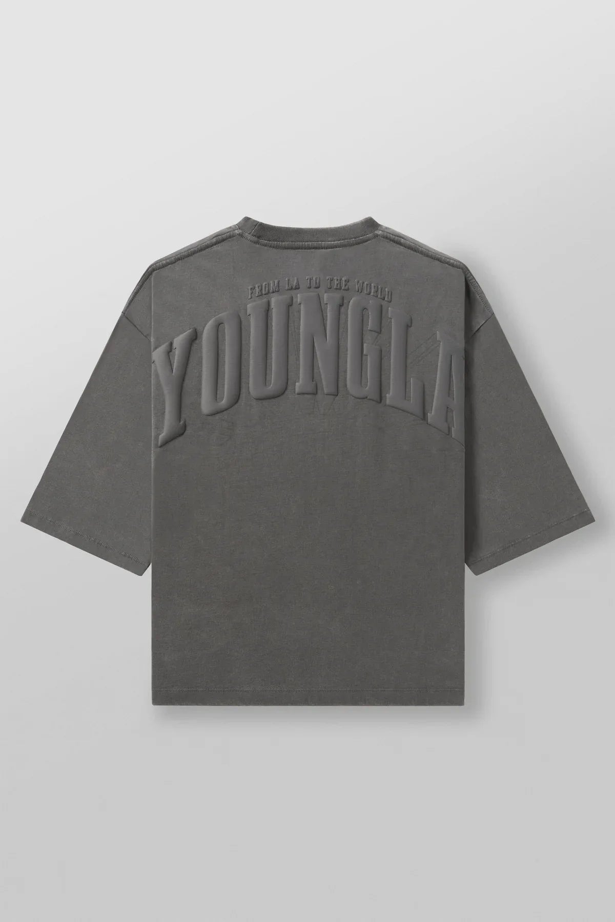 Men's oversized T-shirt foam print cotton