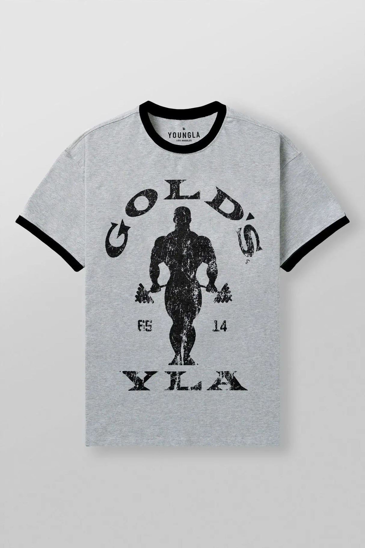 men's short-sleeved gold's gym - muscleflexzone