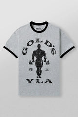 men's short-sleeved gold's gym - muscleflexzone