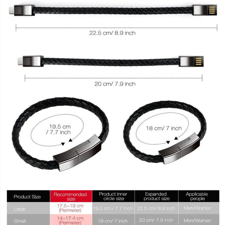 USB Bracelet Cable - muscleflexzone