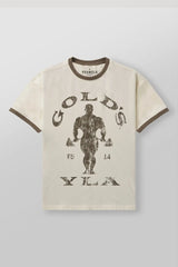 men's short-sleeved gold's gym - muscleflexzone
