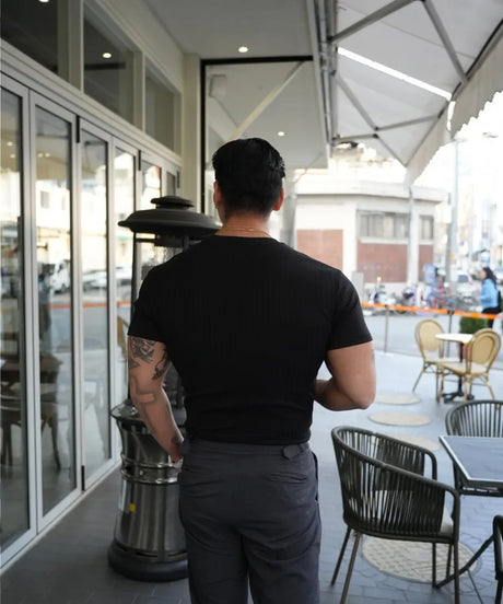 MFZ Vertical Stripe T-shirt - muscleflexzone