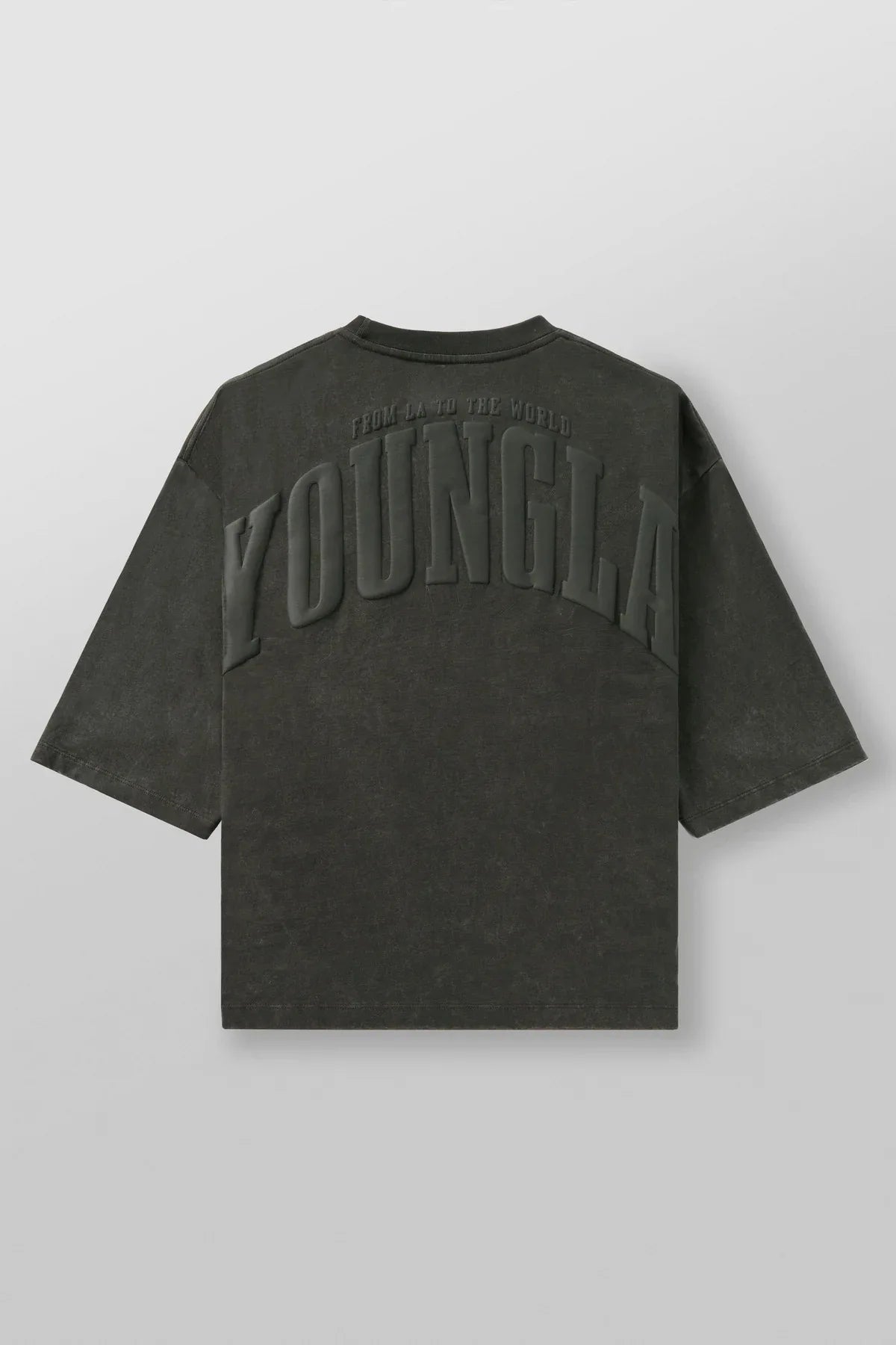 Men's oversized T-shirt foam print cotton