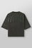 Men's oversized T-shirt foam print cotton