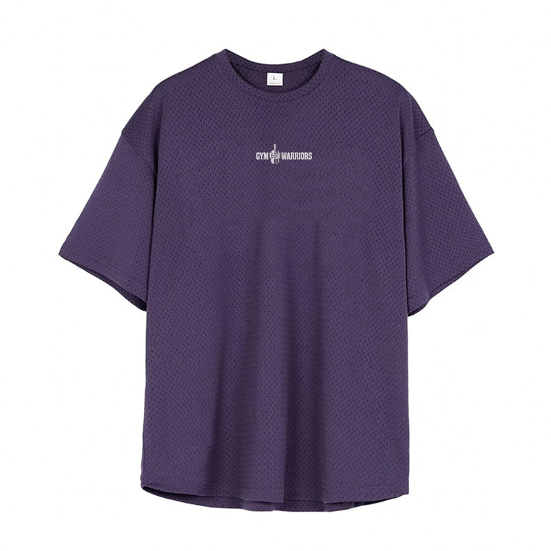 Mens Gym warriors Oversized T-shirt - muscleflexzone