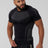 Men's Sportswear T-shirt Quick-Drying Elastic Casual O-Neck Knit Polyester Top Breathable Geometric Pattern Summer Trendy Brand - muscleflexzone