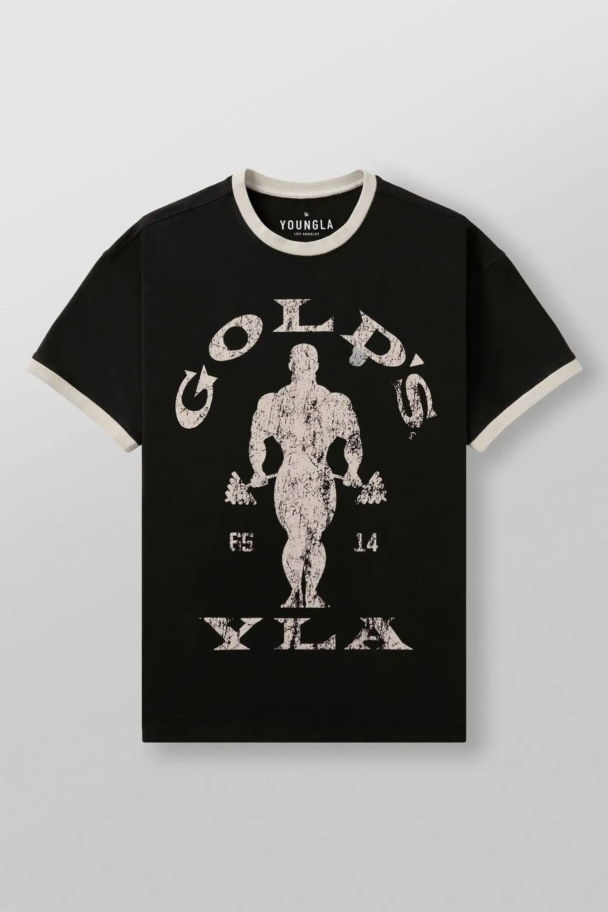 men's short-sleeved gold's gym - muscleflexzone