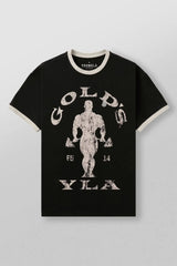 men's short-sleeved gold's gym - muscleflexzone