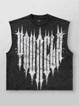 Men's Cotton Tank Top Short O-Neck