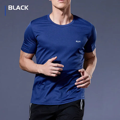 Multicolor run Gym Fitness T-Shirt - muscleflexzone