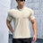 MFZ Round Collar elasticity Fitness T-shirt - muscleflexzone