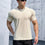 MFZ Round Collar elasticity Fitness T-shirt - muscleflexzone