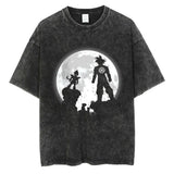 Dragon Ball Oversized Washed Anime T-shirts - muscleflexzone