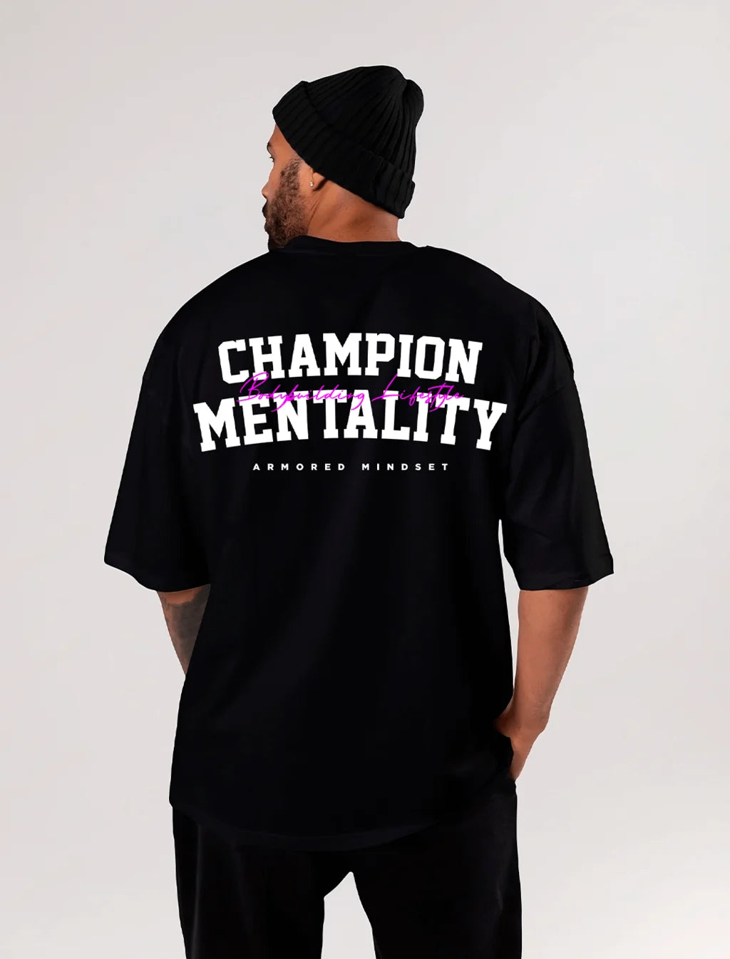 Men's Sports Fitness Crew Neck Oversized T-shirt