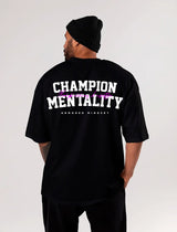 Men's Sports Fitness Crew Neck Oversized T-shirt