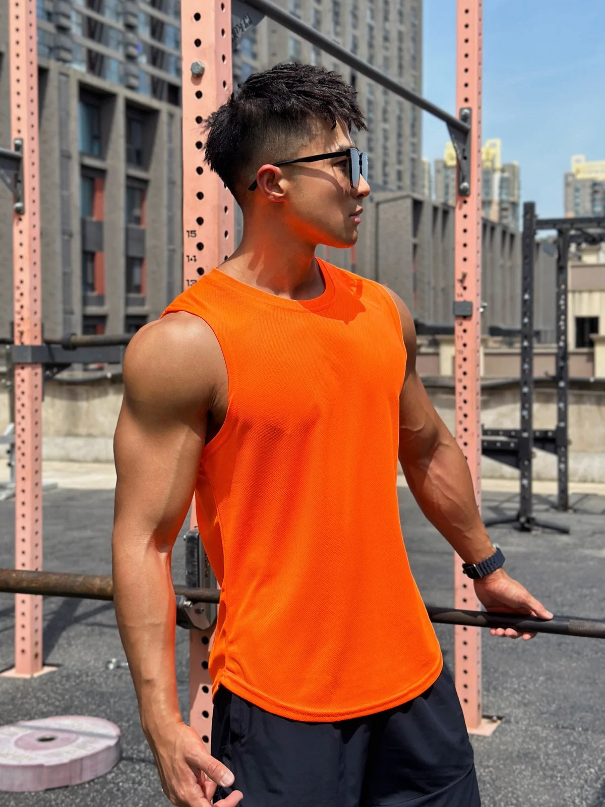 Mens Gym Tank top - muscleflexzone
