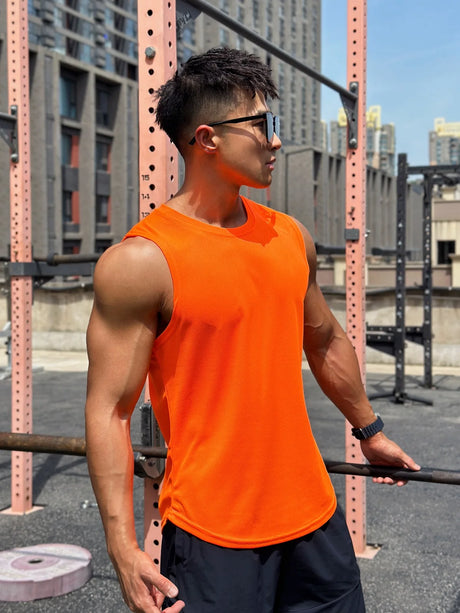 Mens Gym Tank top - muscleflexzone