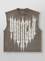 Men's Cotton Tank Top Short O-Neck