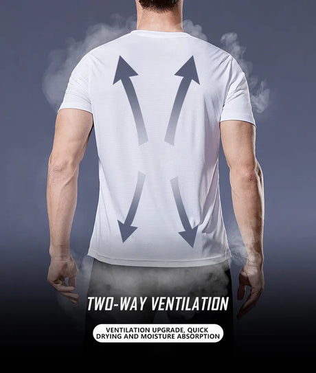Multicolor run Gym Fitness T-Shirt - muscleflexzone