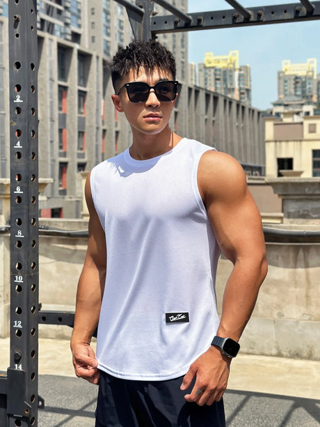 Mens Gym Tank top - muscleflexzone