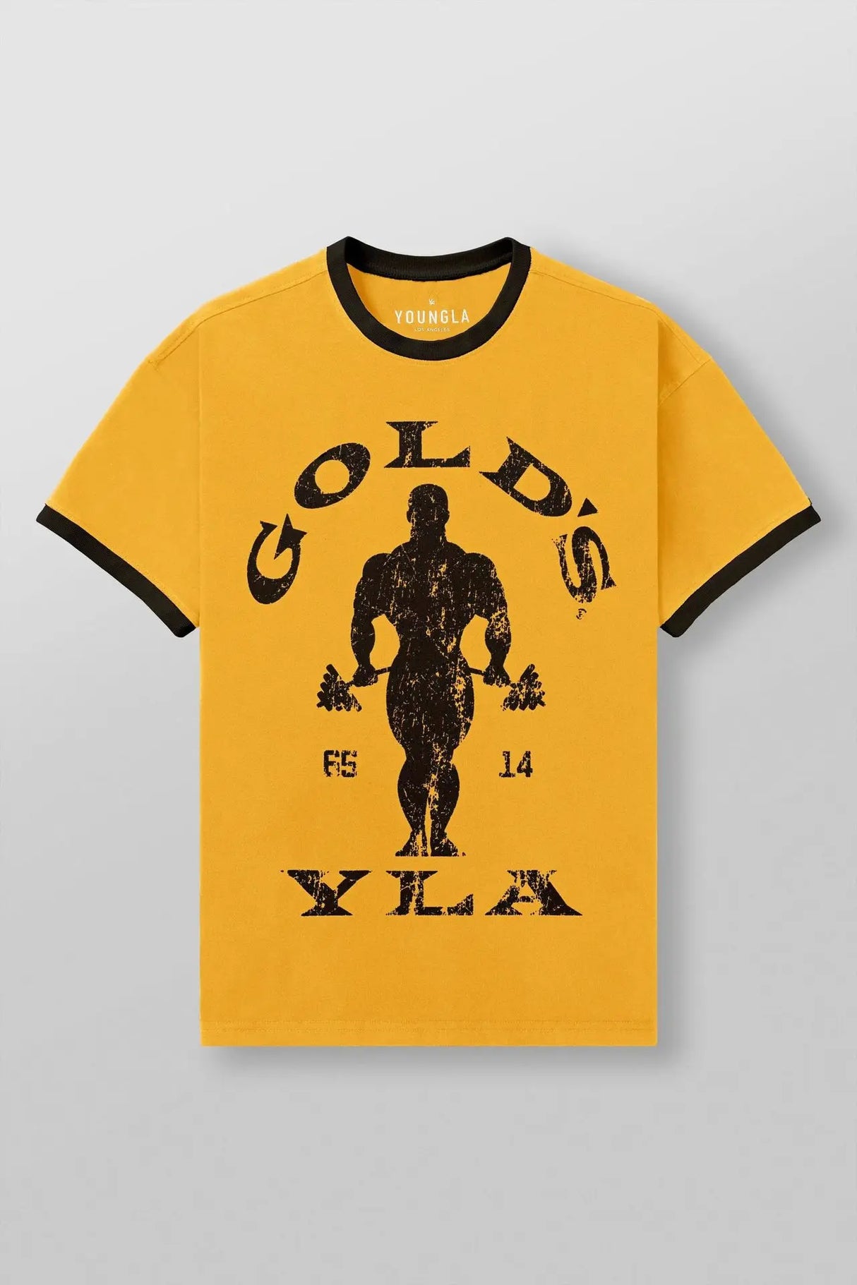 men's short-sleeved gold's gym - muscleflexzone